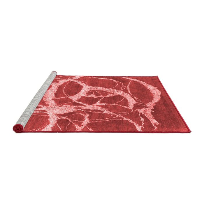Contemporary Red Washable Rugs