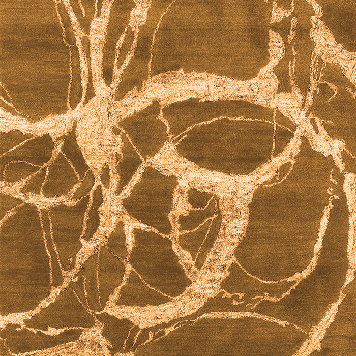 Serging Thickness of Machine Washable Abstract Orange Contemporary Area Rugs, wshcon2593org