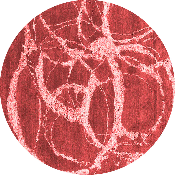Machine Washable Abstract Red Contemporary Rug, wshcon2593red