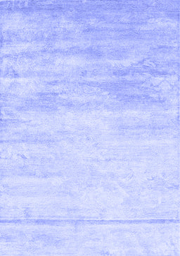 Abstract Blue Contemporary Rug, con2594blu