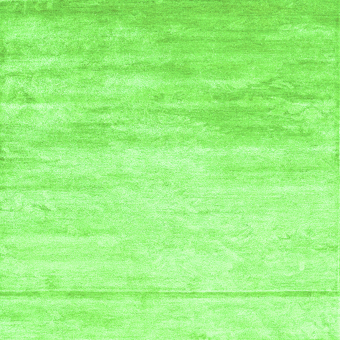 Serging Thickness of Abstract Green Contemporary Rug, con2594grn