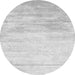 Square Abstract Gray Contemporary Rug, con2594gry