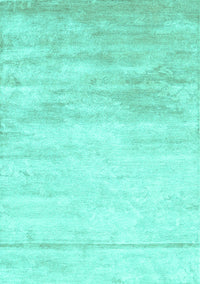 Abstract Turquoise Contemporary Rug, con2594turq