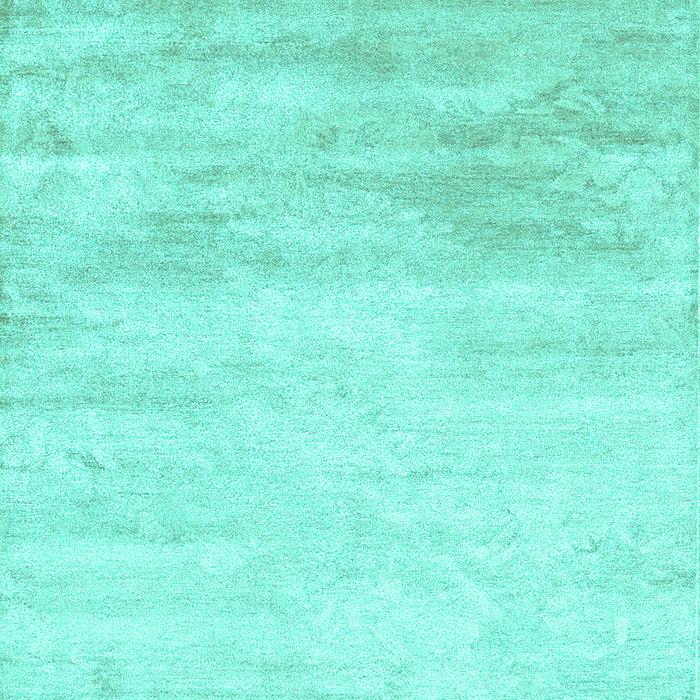 Abstract Turquoise Contemporary Rug, con2594turq