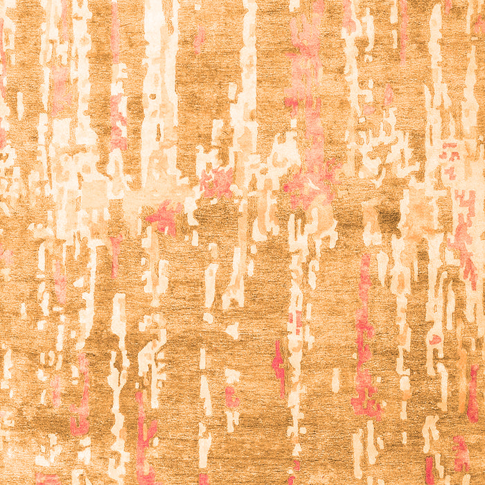 Serging Thickness of Machine Washable Abstract Orange Contemporary Area Rugs, wshcon2595org