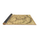 Sideview of Abstract Brown Contemporary Rug, con2596brn