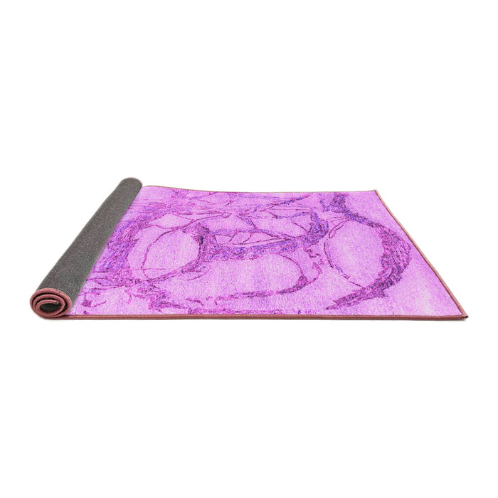 Sideview of Abstract Pink Contemporary Rug, con2596pnk