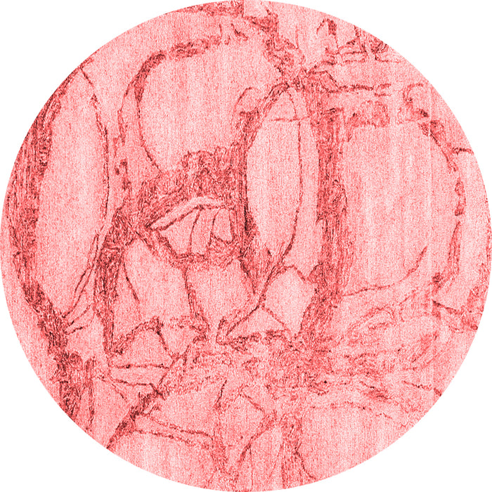 Abstract Red Contemporary Rug, con2596red