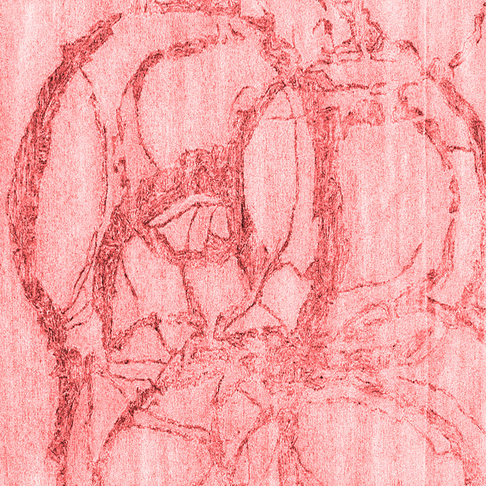 Machine Washable Abstract Red Contemporary Rug, wshcon2596red