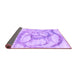 Sideview of Abstract Purple Contemporary Rug, con2596pur