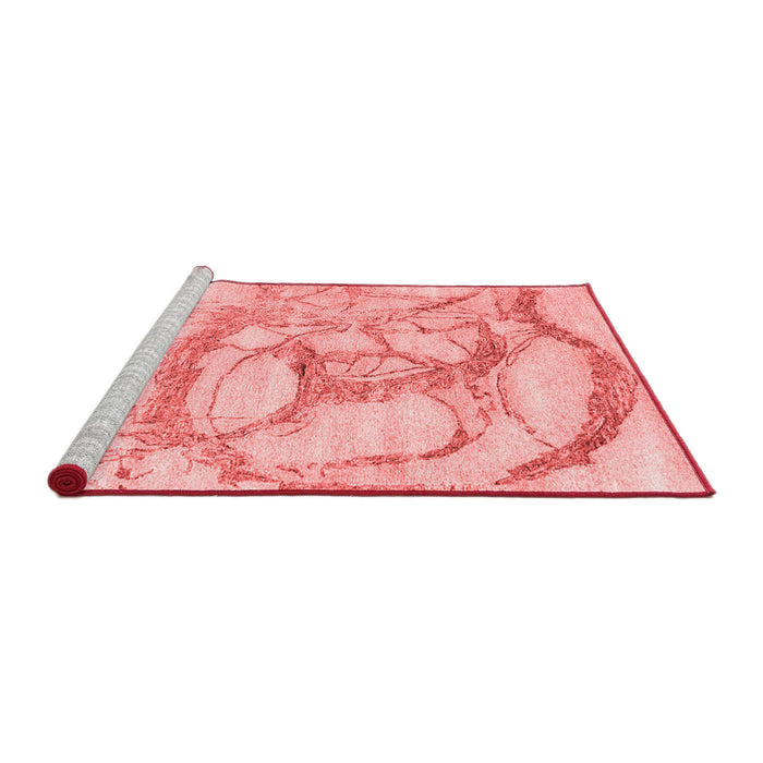 Contemporary Red Washable Rugs