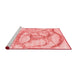 Contemporary Red Washable Rugs