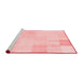 Modern Red Washable Rugs