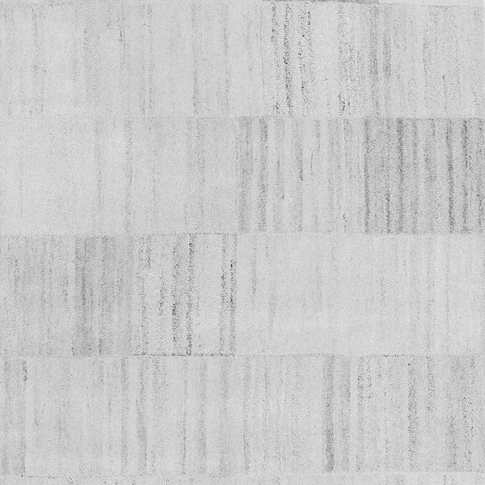 Serging Thickness of Machine Washable Solid Gray Modern Rug, wshcon2597gry