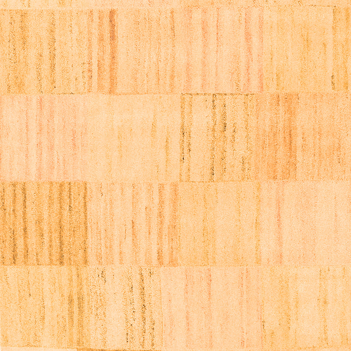 Solid Orange Modern Rug, con2597org