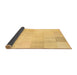 Sideview of Solid Brown Modern Rug, con2597brn