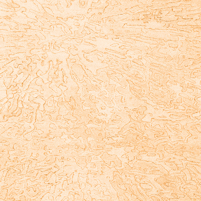 Serging Thickness of Solid Orange Modern Rug, con2598org