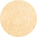 Round Solid Brown Modern Rug, con2598brn