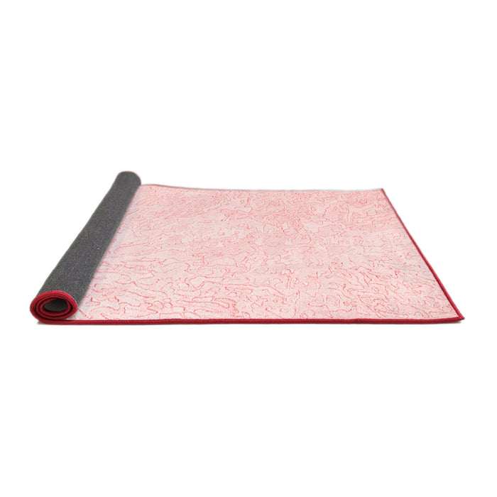 Solid Red Modern Area Rugs