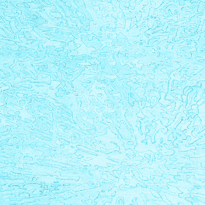 Square Solid Light Blue Modern Rug, con2598lblu