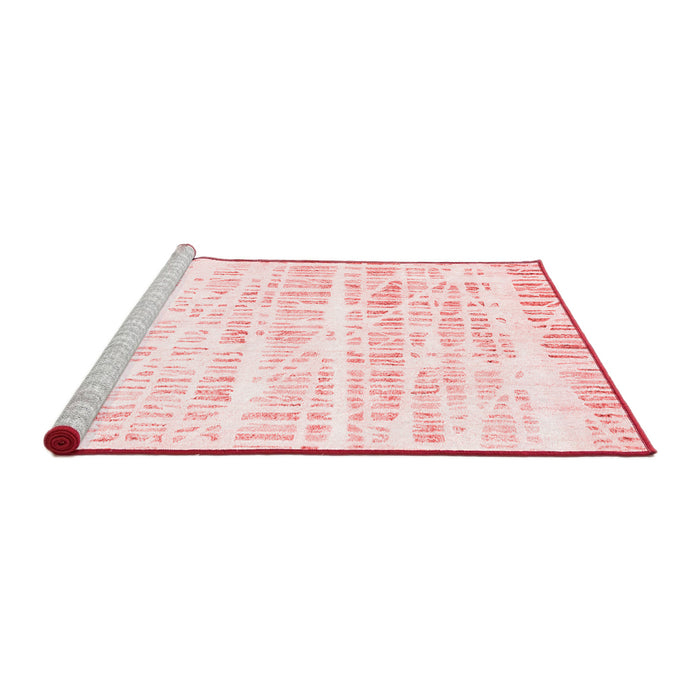 Modern Red Washable Rugs