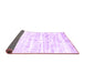 Sideview of Solid Purple Modern Rug, con2599pur