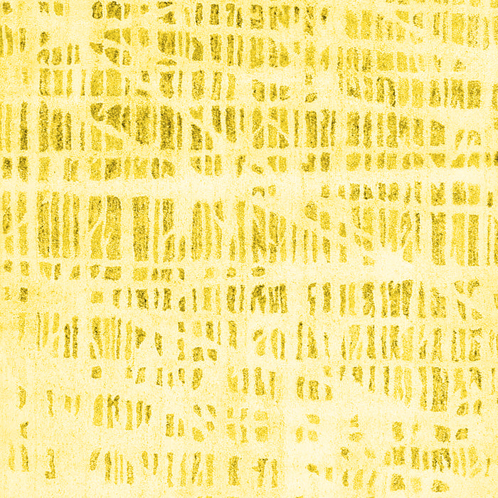 Solid Yellow Modern Rug, con2599yw