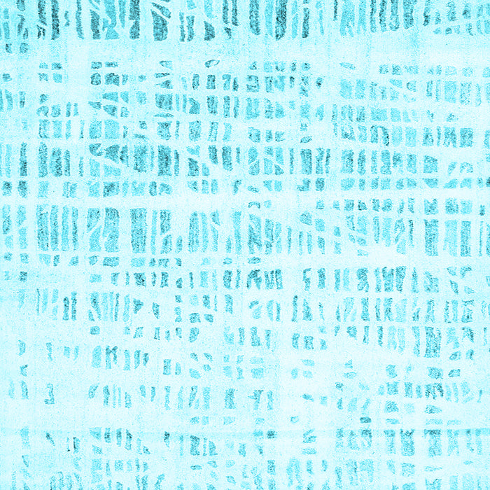 Square Machine Washable Solid Light Blue Modern Rug, wshcon2599lblu