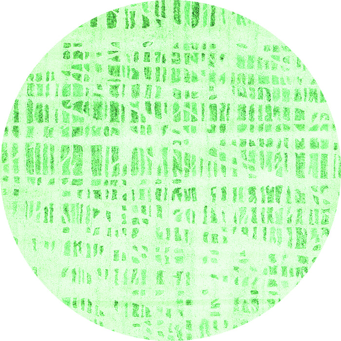 Machine Washable Solid Green Modern Area Rugs, wshcon2599grn