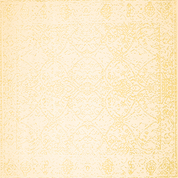 Square Machine Washable Solid Brown Modern Rug, wshcon259brn