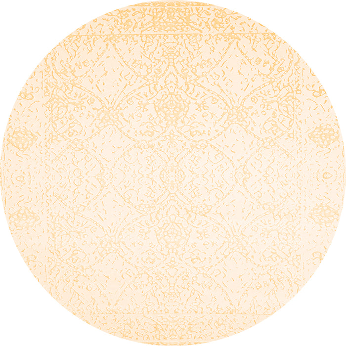 Machine Washable Solid Orange Modern Area Rugs, wshcon259org