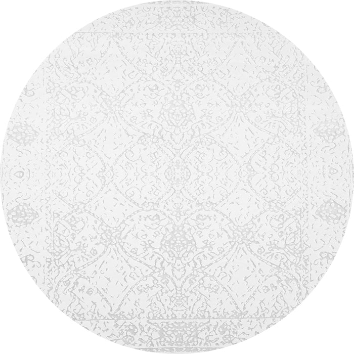 Square Solid Gray Modern Rug, con259gry