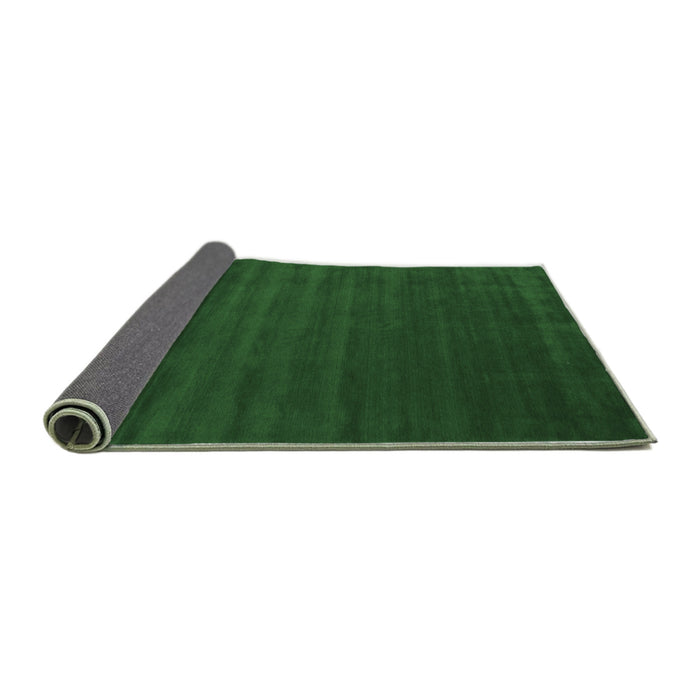 Sideview of Abstract Emerald Green Contemporary Rug, con25emgrn