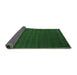 Sideview of Abstract Emerald Green Contemporary Rug, con25emgrn