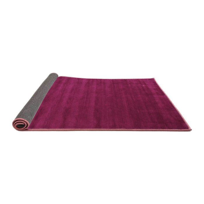 Sideview of Abstract Purple Contemporary Rug, con25pur
