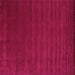 Square Machine Washable Abstract Pink Contemporary Rug, wshcon25pnk