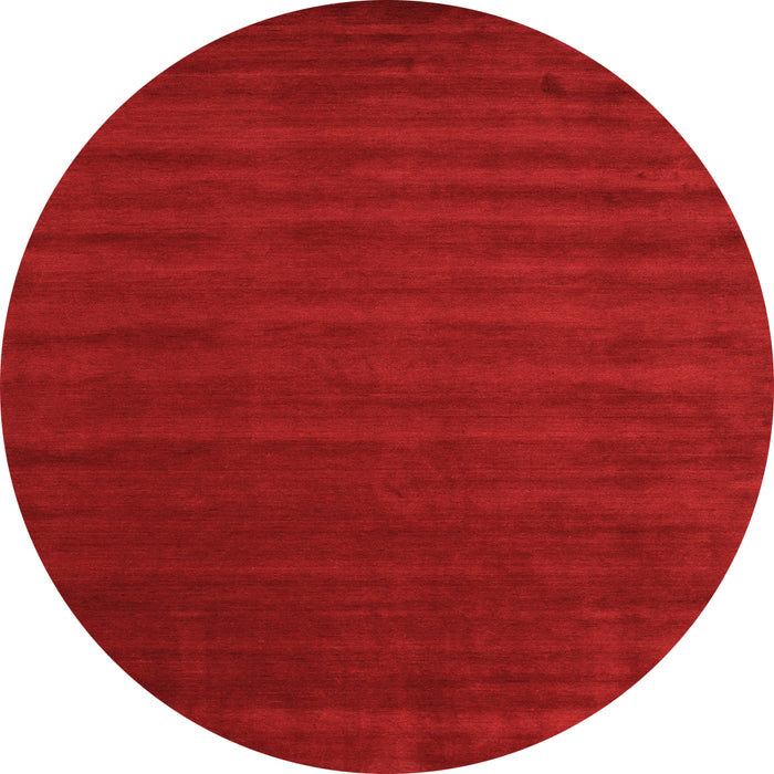 Square Abstract Orange Contemporary Rug, con25org