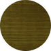 Square Abstract Green Contemporary Rug, con25grn