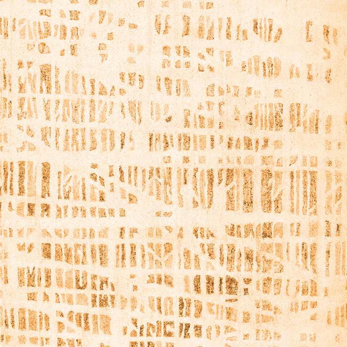 Serging Thickness of Machine Washable Solid Orange Modern Area Rugs, wshcon2600org