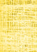 Solid Yellow Modern Rug, con2600yw