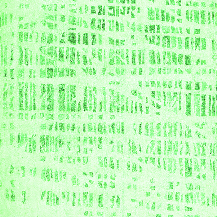 Solid Green Modern Rug, con2600grn