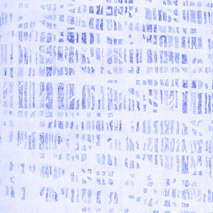 Machine Washable Solid Blue Modern Rug, wshcon2600blu