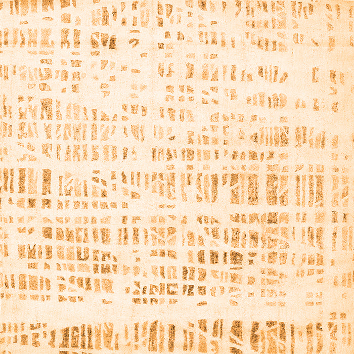 Serging Thickness of Solid Orange Modern Rug, con2600org