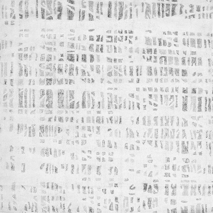 Round Machine Washable Solid Gray Modern Rug, wshcon2600gry