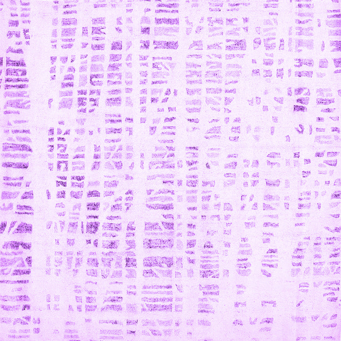 Square Solid Purple Modern Rug, con2600pur