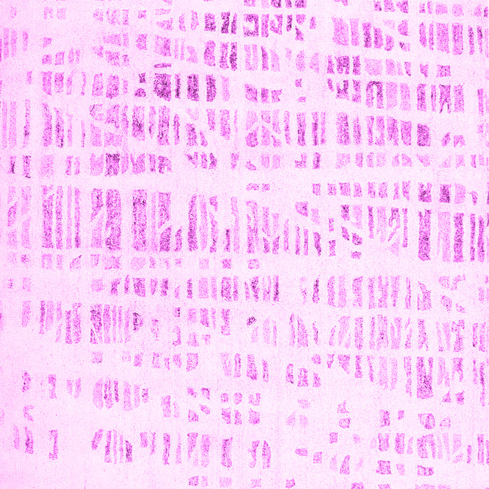 Machine Washable Solid Pink Modern Rug, wshcon2600pnk