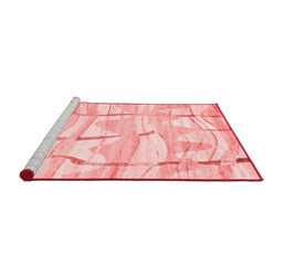 Contemporary Red Washable Rugs