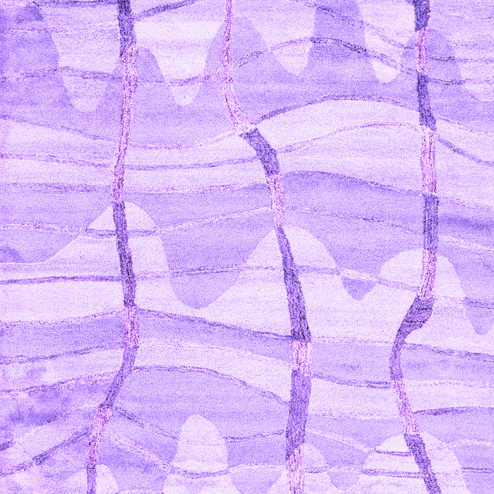 Machine Washable Abstract Purple Contemporary Area Rugs, wshcon2601pur