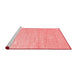 Contemporary Red Washable Rugs