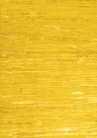 Abstract Yellow Contemporary Rug, con2602yw